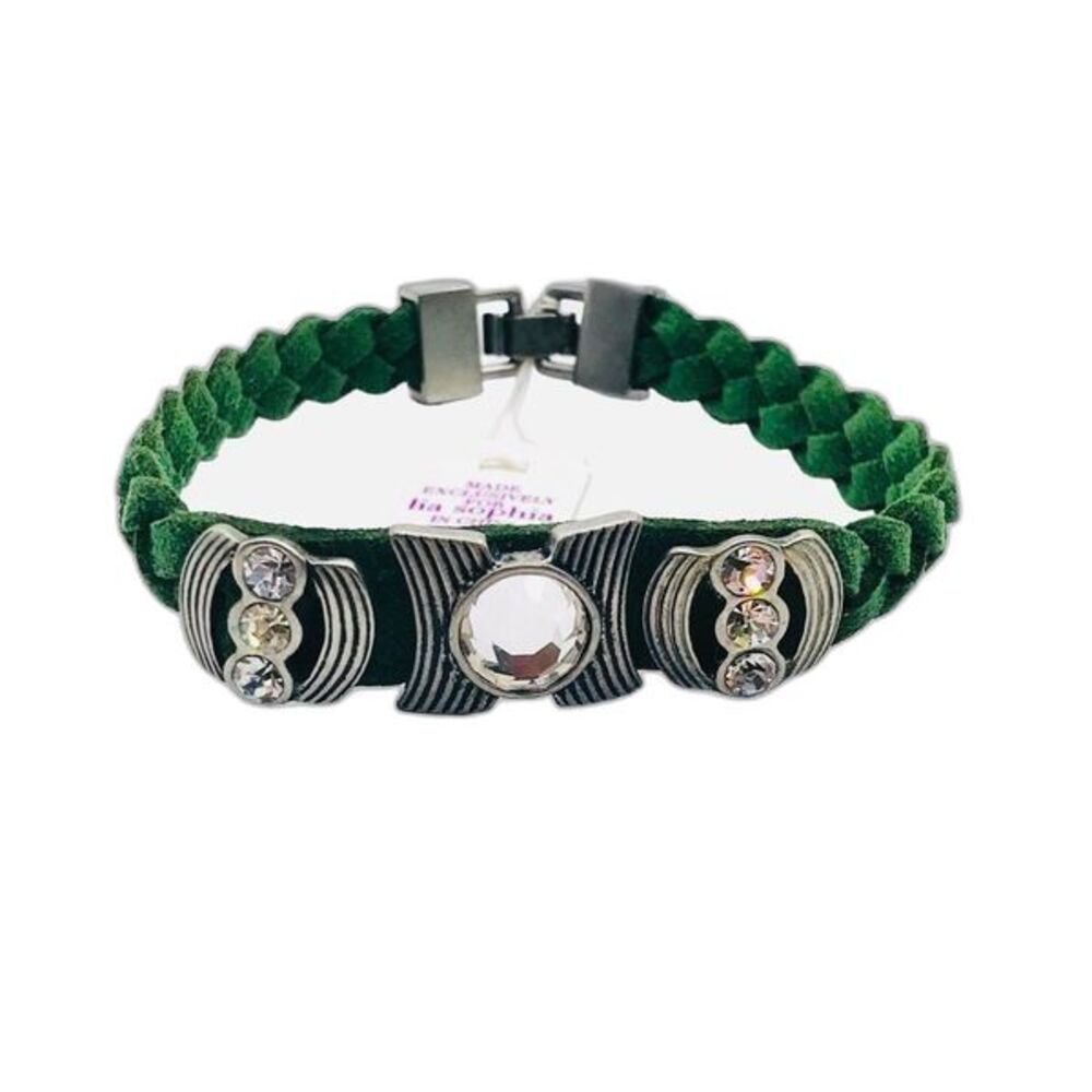 Retro Lia Sophia Braided Bracelet "Confidant Accomplice" Ivy Bracelet